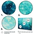 thumbnail image 3 of Designart "Lagoon in Aqua II" Abstract Landscape Wall Art Prints Set, 3 of 5