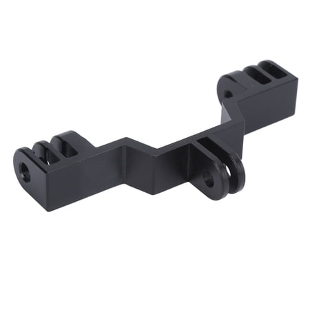 NFTIGB Dual Twin Head Motion Camera Mount Adapter Double Stand Bracket Aluminum Alloy for GoPro, Black, 3.94 inches / 10 cm