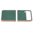 thumbnail image 4 of Leather Folding Phone Case Scratch Resistant Perfect Fit Flip Phone Protective Case for Samsung Galaxy Z Flip4 Green, 4 of 14