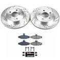 thumbnail image 3 of PowerStop Rear Z23 Evolution Sport Carbon-Fiber Ceramic Brake Pad and Drilled & Slotted Rotor Kit Fits: CHEVROLET PONTIAC Select Models K1531, 3 of 10