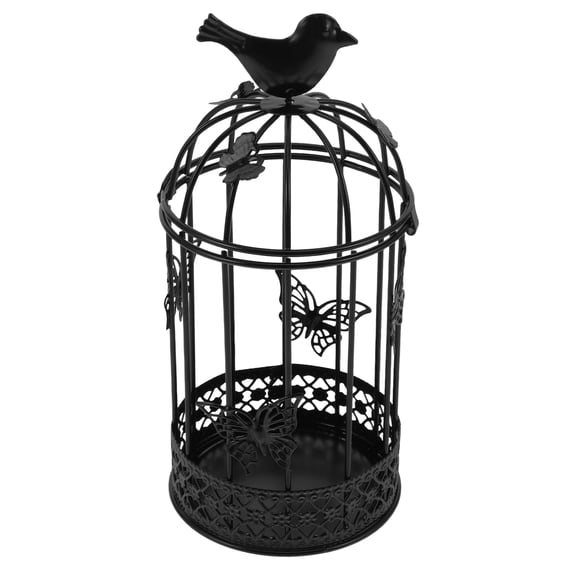 WHAMVOX  Candlesticks Iron Holder Large Bird Cage European Style