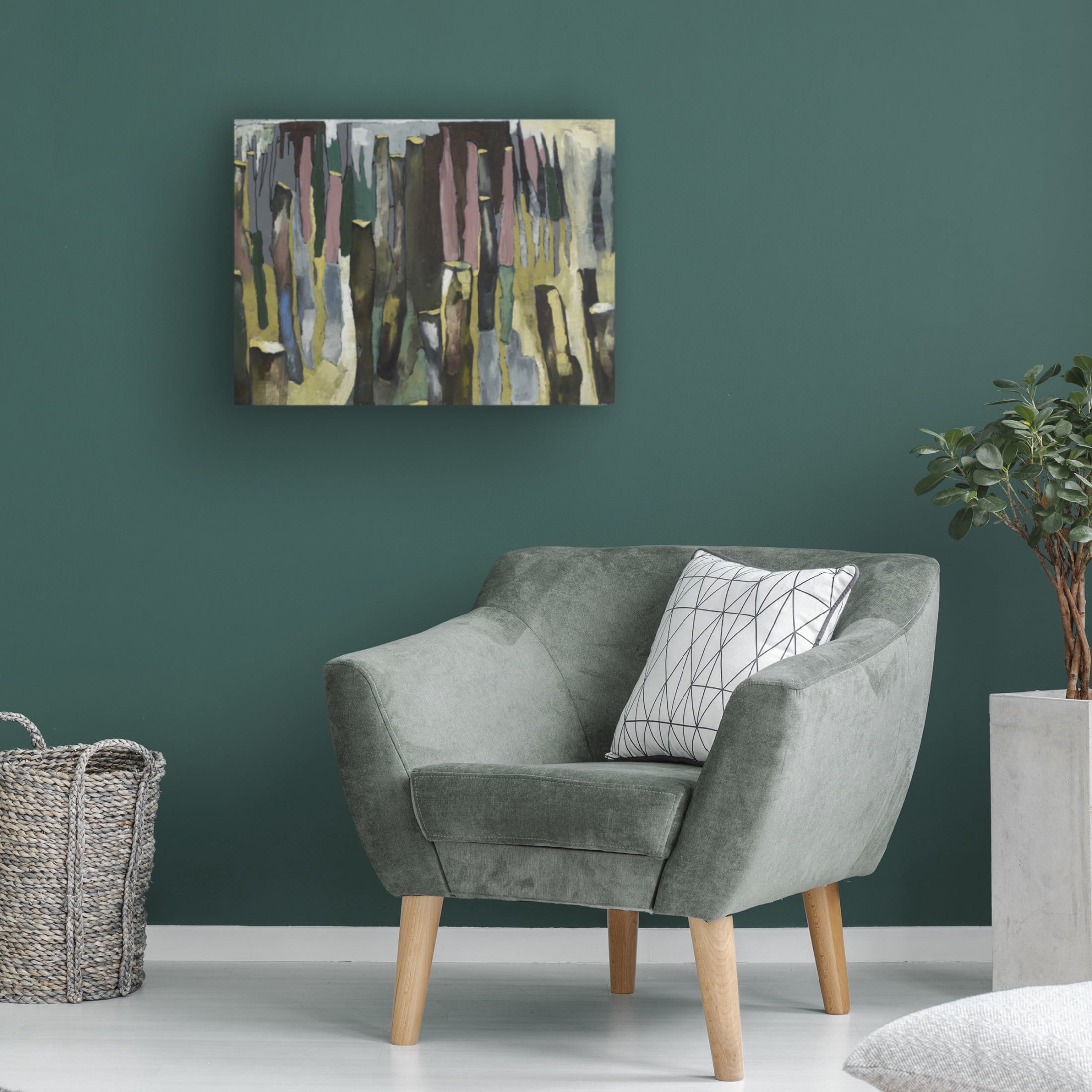 Canvas Wall Art - Erin McGee Ferrell 'Ocean Pilings' Wall Art for Living Room, Bedroom, or Office Décor by Trademark Fine Art - 47 x 35 Inches