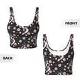 thumbnail image 5 of Picia Snake And Floral1 Sports Bra for Women,Padded Strappy Sports Bras Medium Support Yoga Bra with Removable Cups,Running Yoga Bra-X-Large, 5 of 9