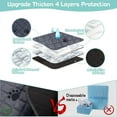 thumbnail image 5 of IMossad Cozy Self-Warming Pet Mat, Extra Thermal and Non-Slip for Indoor/Outdoor Cats and Dogs, Machine Washable, No Plug or Electricity Needed, 28 X 40 Inch, Gray, 5 of 6