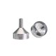 thumbnail image 1 of OZXCHIXU (TM) Embudos pequeños de metal de aluminio plateado para llenar pequeñas mini botellas o contenedores (6), 1 of 1