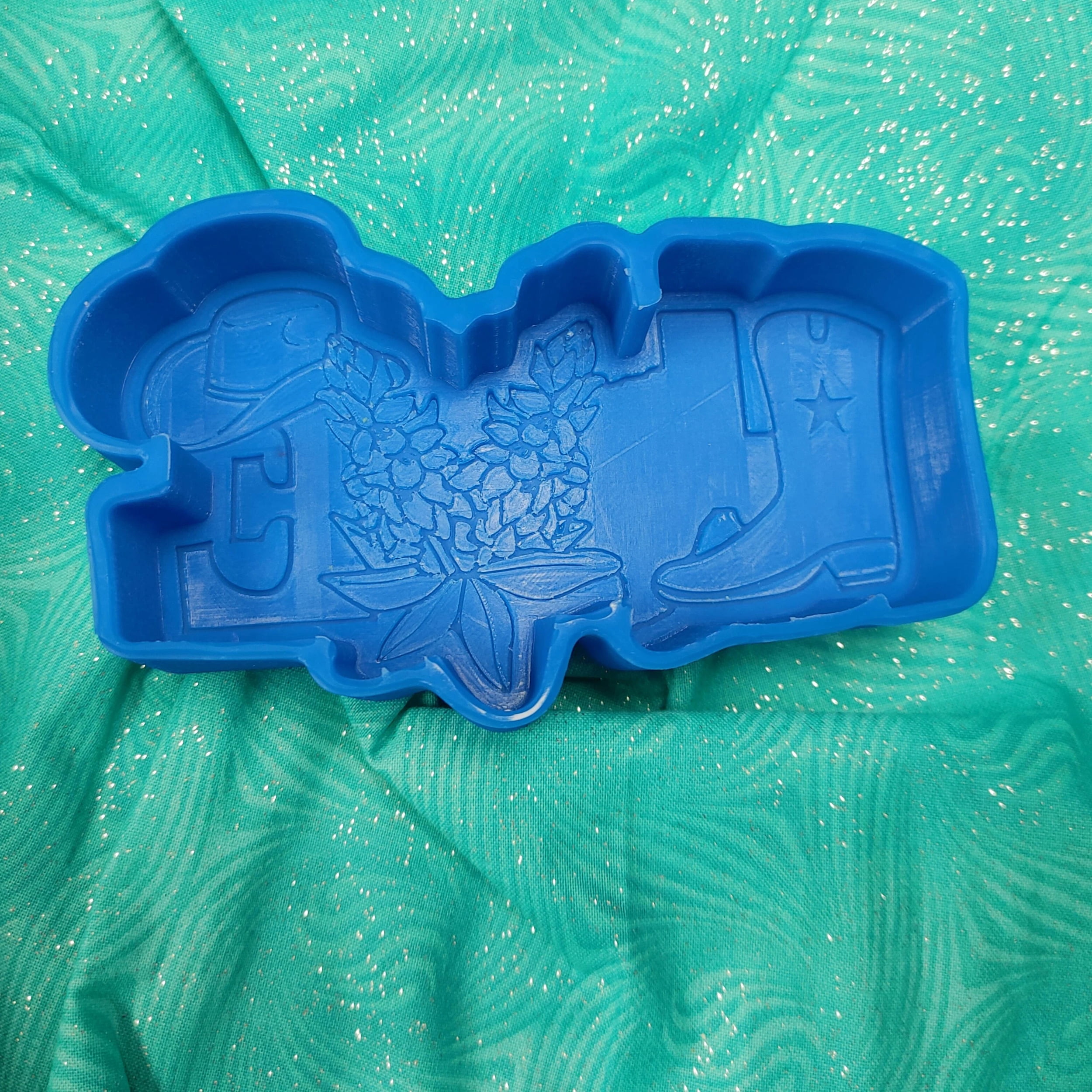 LOVE Texas silicone freshie mold