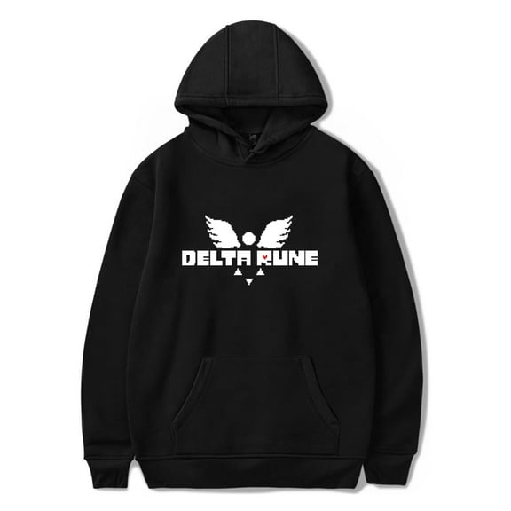 Deltarune Logo Merch Hoodie Men's Hip Hop Printing Pullover Hooded Sweatshirts