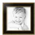 thumbnail image 2 of ArtToFrames 9" x 9" Black Panel With Gold Lip Picture Frame, 9x9 inch Multi Wood Poster Frame (WOM-5092), 2 of 7
