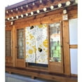 thumbnail image 2 of XMXY Japanese Doorway Curtain Noren, Funny Bees Watercolor Flowers Door Closet Curtain Panel, Room Dividers Privacy Tapestry, 34 x 56 Inches, 2 of 7