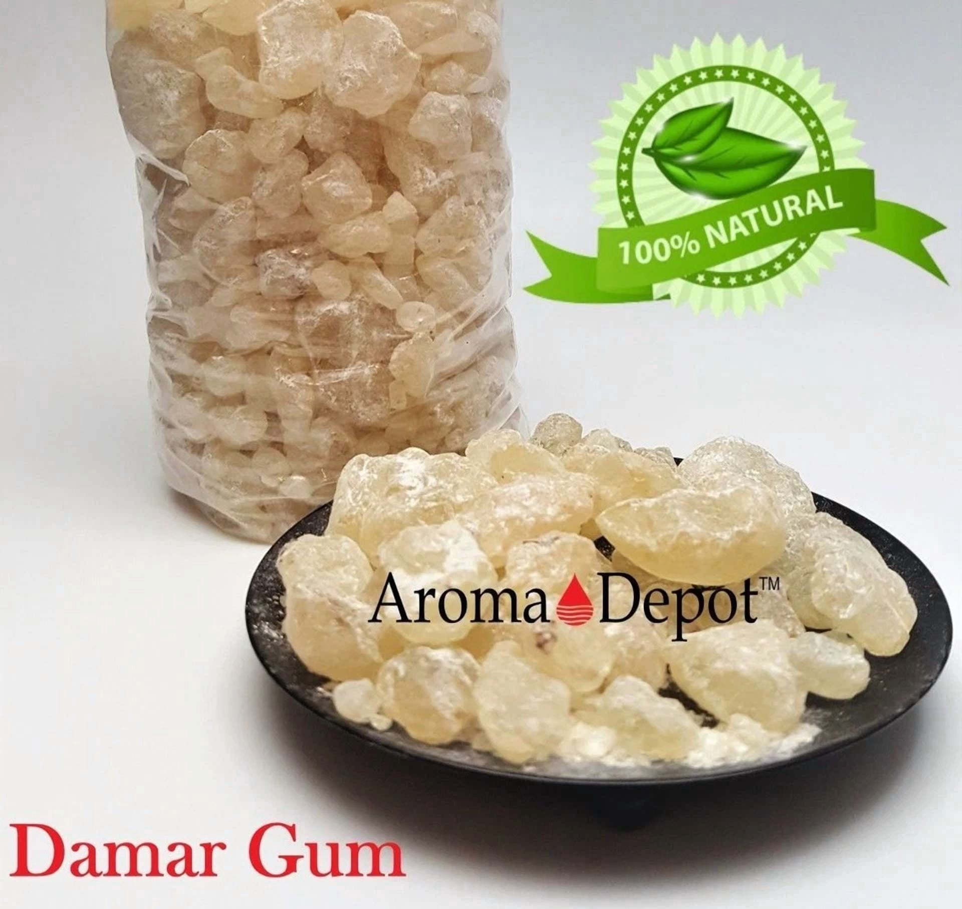 1 Oz. White Copal Damar Gum Resin Natural Crystals Encaustic Gammar Resin