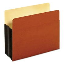 Pendaflex 63274 5.25 in. Expansion Letter Size File Pocket with Tyvek - Redrope (10/Box)