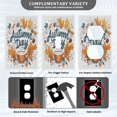 thumbnail image 3 of Yayeee Toggle Light Switch Wall Plate 1-Gang 4.5"x2.7" Home Decorative Outlet Cover, Autumn Day with Cocoa Pattern, 3 of 7