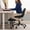 PU | Black, variant on Ergonomic Cross-Legged Lounge Chair – Adjustable Height, 360° Swivel Meditation Chair with Wheels - Adjustable Height for ADHD Desk & Yoga, PU Leather Yoga Stool for Home Office