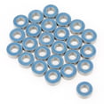 thumbnail image 2 of Cergrey Roulements roulements à Billes Étanches à la Poussière, Roulements Bleus Durables de Haute Fiabilité 5 * 11 * 4mm 25 Pcs / Set pour Équipement Électronique de Machine-Outil, 2 of 8