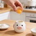 thumbnail image 3 of TIELUTT Egg Separator Cute Chicken Yolk Separator Kitchen and Easy To Filter Baking Bakeware with Lids 9x13 Baking Pan Organizer Baking Pans Set for Oven Bake Ware Racks Baking Pan, 3 of 5