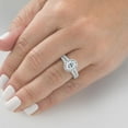 thumbnail image 4 of Pompeii 2Ct Diamond Oval Lab Grown Halo Engagement Ring White, Yellow or Rose Gold, 4 of 4