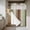 Green, variant on Sage Green No Hook Shower Curtain Waterproof,Bathroom Curtains with Snap in Liners and See Through Top Window,Farmhouse Wood Grain Vintage Brown Striped Hotel Style Bathtub Curtains Shower 48"Wx72"L