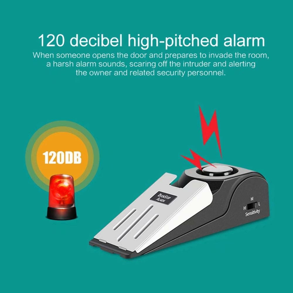 Door Stop Alarm Artrylin Traveling Door Stopper, Security Wedge Door