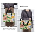 thumbnail image 6 of FORMRS 16" Laptop Bag Carrying Sleeve Case with Handle Travel Shoulder Briefcase, Retro Pink Floral, 6 of 8