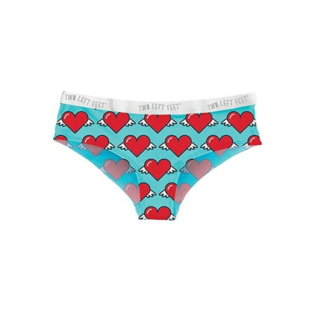 Casual Feet - Two Left Feet Love is in the Air Hearts Print Women's Hipste