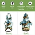 thumbnail image 6 of Gaeub Lake Forest Dinosaur A Dog Hoodie Sweatshirts Warm Dog Clothes for Small Dogs,Puppy and Cat Costume-Small, 6 of 7