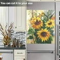 thumbnail image 3 of GZHJMY Bouquet of Sunflower Painting Large Dishwasher Magnet Magnetic Cover 20x26 in Refrigerator Sticker Washer Kitchen Home Decor, 3 of 5