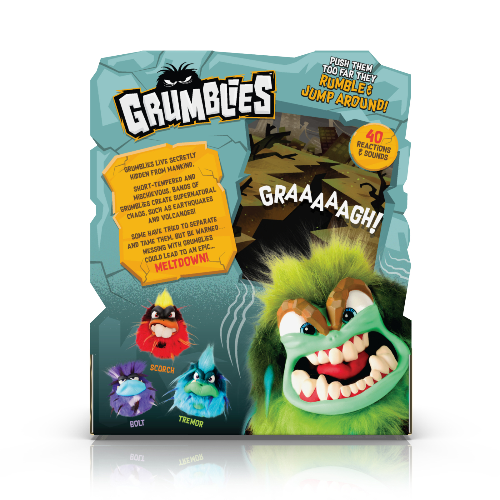 Grumblies Green Tremor Interactive Meltdown Creature - image 2 of 3
