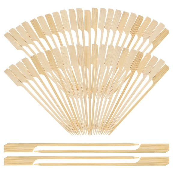 WEAVILUX Food Sticks Skewer Bamboo 200 Pcs
