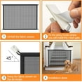 thumbnail image 4 of UniVerse Dog Gate for Stairs Pet Gates for The House: Dog Gate Indoor Dogs Screen Mesh Gate for Doorways Stairways 29 inches Tall, 34 inch Wide, Fits Openings 28'' to 31'' Wide, 4 of 8