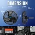 thumbnail image 4 of Tornado 18 Inch Wall Mount Fan Outdoor Wall Fan Water-Resistant High Velocity Fan - 4150 CFM - UL, 4 of 5