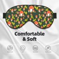 thumbnail image 5 of Uemuo Mushroom Leaf Pattern Sleep Eye Mask - Light Blocking Sleep Mask Blocking Out Light Perfectly, Soft and Comfortable Night Eye Mask, Eye Blinder, 5 of 7
