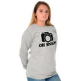 thumbnail image 4 of Oh Snap Shot Photography Photographer Long Sleeve TShirt Men Women Brisco Brands L, 4 of 6