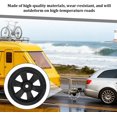 thumbnail image 3 of Trailer Jack Caster Wheel, 8 Inch Swirl Stand Wheel with Bolt Nut, Towed Vehicle Replacement Parts Accessories, Universal for RV Camper Motorcycle - 8", 3 of 6