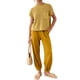 thumbnail image 2 of Lucakuins - Conjunto de pantalones para mujer, camiseta de manga corta con cuello redondo y pantalones largos, atuendo de verano Lucakuins  moda, 2 of 9