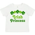 thumbnail image 3 of Inktastic Irish Princess (clover) Girls Toddler T-Shirt, 3 of 5