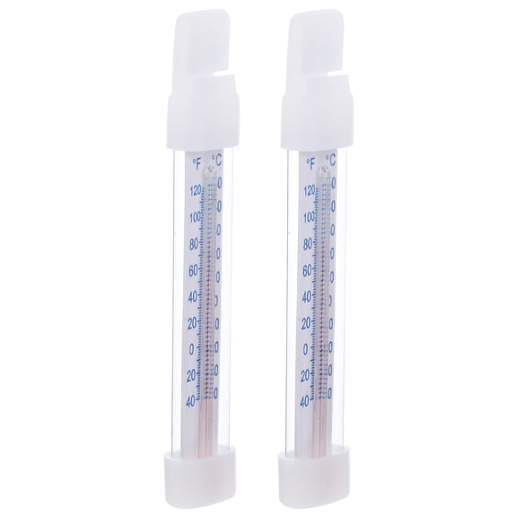KAKOWELY 2-Pack Freezer and Refrigerator Thermometers with Clear Digital Display for Accurate Kitchen Temperature Monitoring
