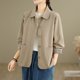thumbnail image 4 of Ailaofu Womens Button Down Shirts Long Sleeve Collared Button Up Tops Casual Work Business Blouses, 4 of 6