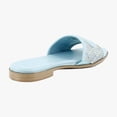 thumbnail image 5 of Naturalizer Genevieve2 Women's Sandals Angel Blue Woven Fabric Size 7.5 M, 5 of 8