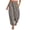 Light Gray, variant on Womens Balloon Pants Trendy Casual Elastic Waist Wide Leg Harem Pants Baggy Pleated Lantern Trousers Black L