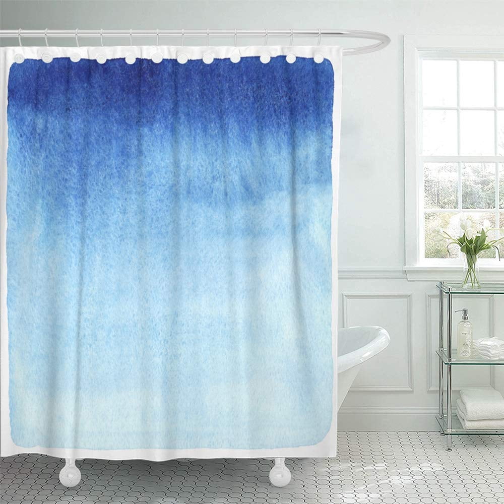 PKNMT Marine Navy Blue Watercolor Gradient Fill with Rough Uneven Edges