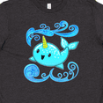thumbnail image 4 of Inktastic Cute and Playful Narwhal Youth T-Shirt, 4 of 5