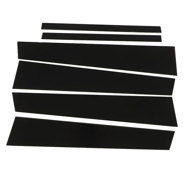 piezas de molduras para postes de pilar B de puerta, color negro brillante, para cubierta de ventana de puerta lateral exterior, calcomanías para Accord de ocho generaciones (2008)-2012