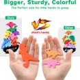thumbnail image 5 of Fftroc Montessori Toys Regalos para niños de 2 3 4 años - Juguetes de dinosaurios apilables de madera para niños de 2-4 3-5 Regalos para niños pequeños Ideas de regalos de cumpleaños, 5 of 5