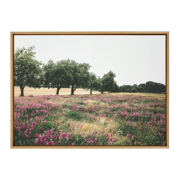 Kate and Laurel Landscape Framed Painting, 28 in x 38 in