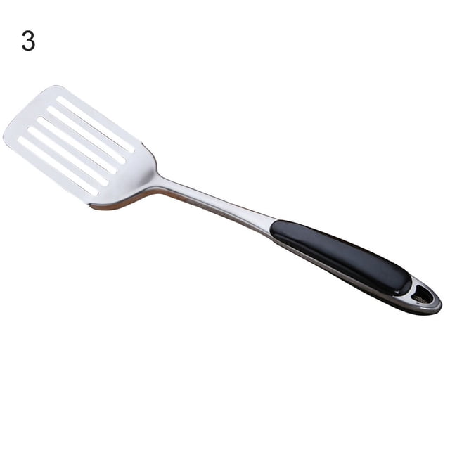 Passoire de Cuisine à Spatule à Longue Poignée en Acier Inoxydable