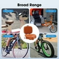 thumbnail image 5 of Tricycle Seat, Height Adjustable Bike Seat with Backrest Extra Wide Tricycle Saddle Seat ,Comfortable Oversize Exercise Bike Seat Cushion Replacement（Brown）, 5 of 21