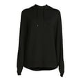 thumbnail image 3 of Athletic Works Women's Athleisure Mock Neck Hoodie, 3 of 5