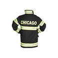 thumbnail image 2 of Aeromax Boys Black Green CHICAGO Firefighter Halloween Costume 18M-10, 2 of 4