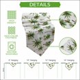 thumbnail image 5 of Green Palm Trees Table Runner Linen Burlap Table Runner 70 Inches Long Summer Tropical Botanical Simple Dresser Scarves for Kitchen Island Coffee Dining Room Party Wedding Holiday Decoration 13"x70", 5 of 8
