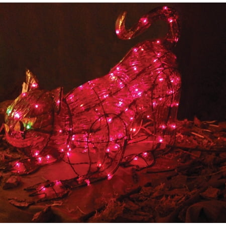 Gemmy Nightscapes Cat Lighted Outdoor Decor